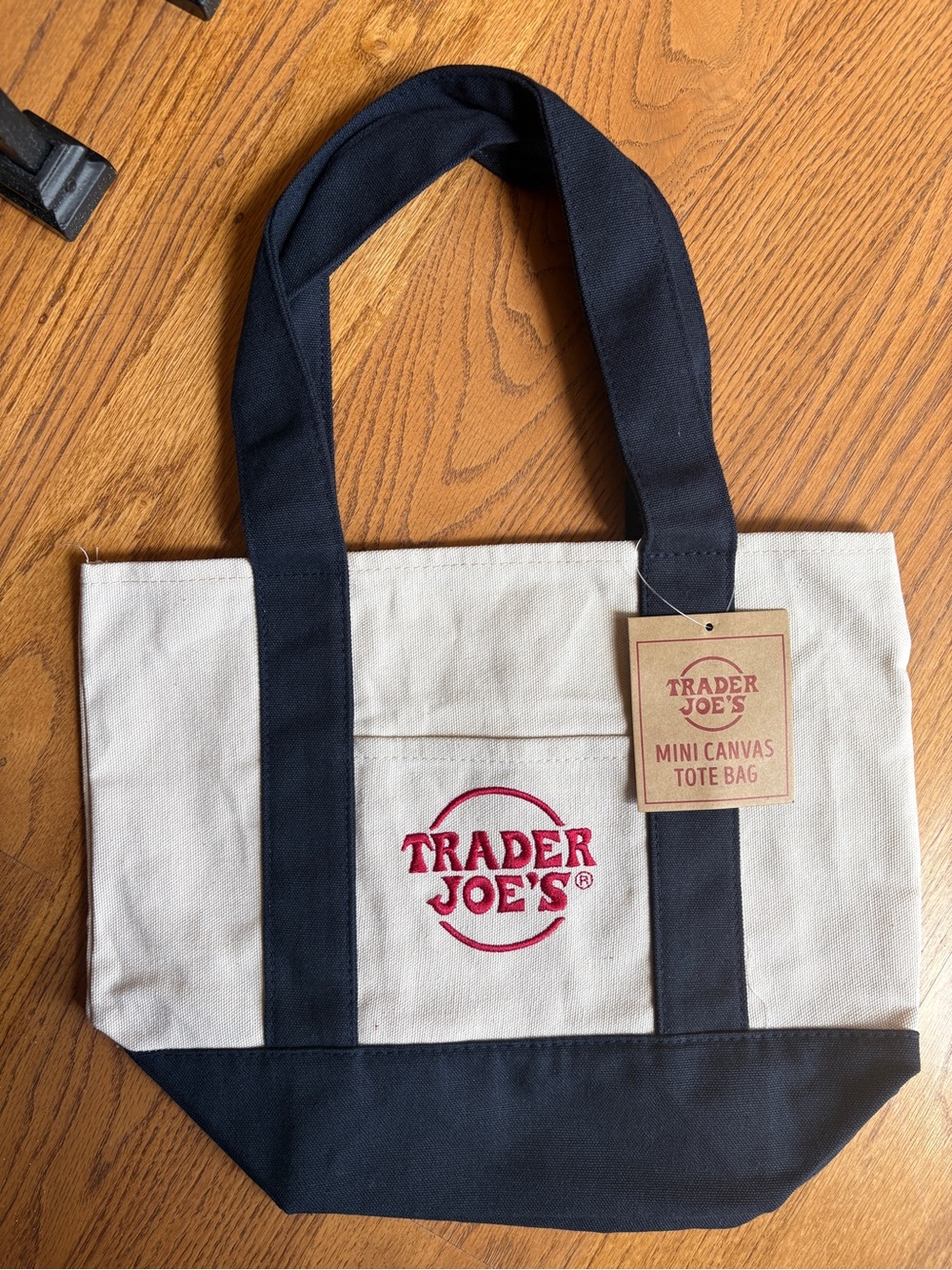 Trader Joe’s Navy Mini Tote Brand New